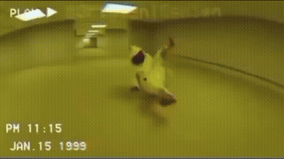 A Video Of A Person Dancing In A Room With The Date January 15 1999 GIF