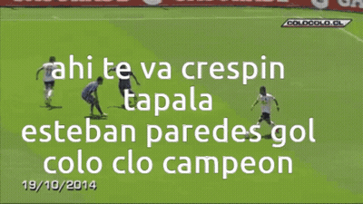 A Video Of A Soccer Game With The Date 19/10/2014 On The Bottom GIF
