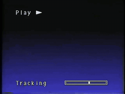 A Video Screen Shows A Play Button And A Tracking Bar GIF