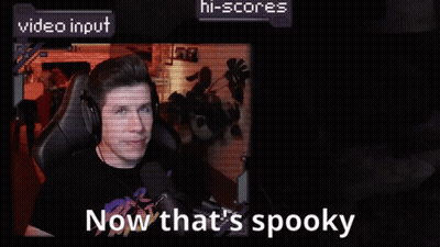 A Video That Says Now That 'S Spooky On The Bottom GIF