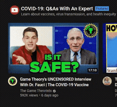 A Video Titled Covid-19 Q & A 'S With An Expert GIF