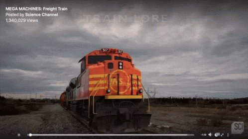 A Video Titled Mega Machines Freight Train Posted By Science Channel Has 1,340,029 Views GIF