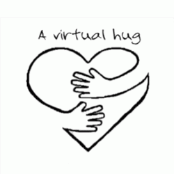 A Virtual Hug Heart
