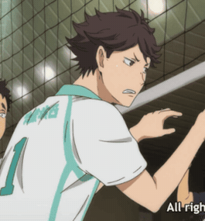 A Volleyball Player With The Number 1 On The Back Of His Jersey GIF