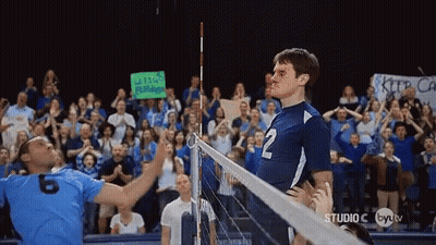 A Volleyball Player With The Number 2 On His Uniform GIF