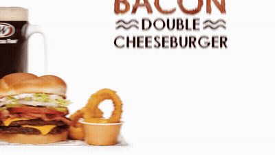 A&W Bacon Double Cheeseburger GIF