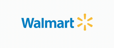 A Walmart Logo With A Yellow Star On It GIF