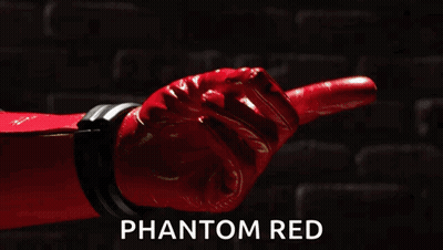 A Wanted Poster On A Brick Wall With The Word Phantom Red Below It GIF