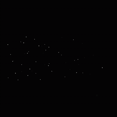 A Watermelon With Antennas And A Ladybug On It Is Flying Through Space GIF