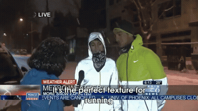 A Weather Alert Is Displayed On A News Channel GIF