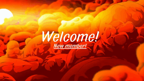 A Welcome Sign For A New Member Of The Community GIF