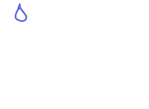 A White Background With A Blue Splash Of Water On It . Sticker