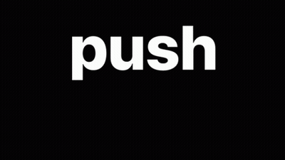 A White Background With The Words Push Baby On It GIF