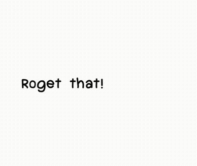 A White Box With The Words " Regret That " Written On It GIF