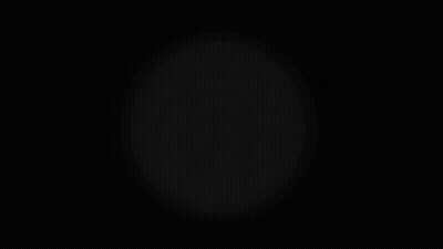 A White Circle Is Surrounded By A Gray Circle On A Black Background GIF