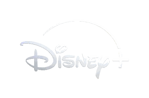 A White Disney Logo With A White Background Sticker