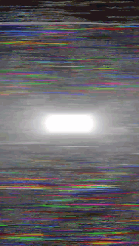 A White Light Is Shining Through A Rainbow Of Lines On A Black Background . GIF