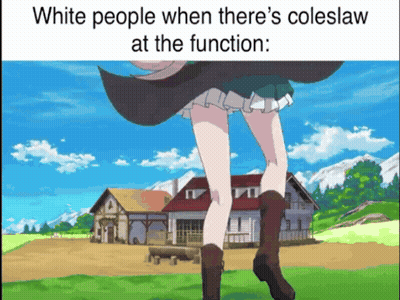 A White People When There 'S Coleslaw At The Function : GIF