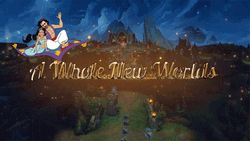 A Whole New World Aladdin Flying Carpet Parody GIF