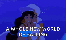 A Whole New World Of Balling Meme GIF