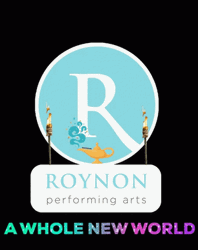A Whole New World Roynon Logo Text GIF