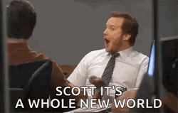 A Whole New World Scott Chris Pratt The Office GIF