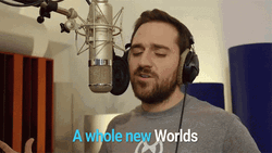 A Whole New World Youtuber Cover Song GIF