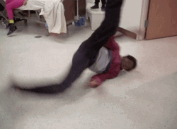 A Wild Breakdancing GIF