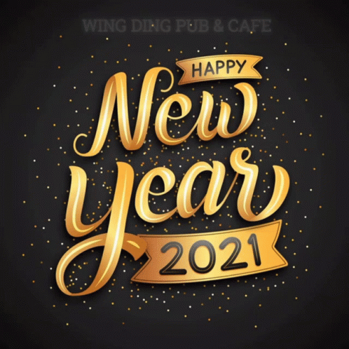 A Wing Ding Pub And Cafe Wishes You A Happy New Year 2021 GIF