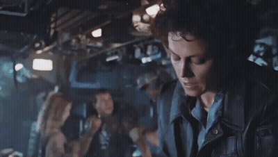 A Woman In A Black Jacket Is Talking About Taking Off And Nuking The Entire Site From Orbit . GIF