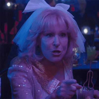 A Woman In A Bride 'S Veil Says No GIF