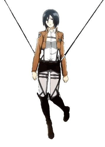 A Woman In A Brown Jacket And White Shirt Is Hanging On A Rope Sticker