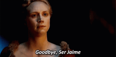 A Woman In A Fur Coat Is Saying Goodbye To Her Husband . GIF