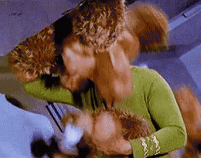A Woman In A Green Shirt Is Holding A Stuffed Animal And Kissing It . GIF