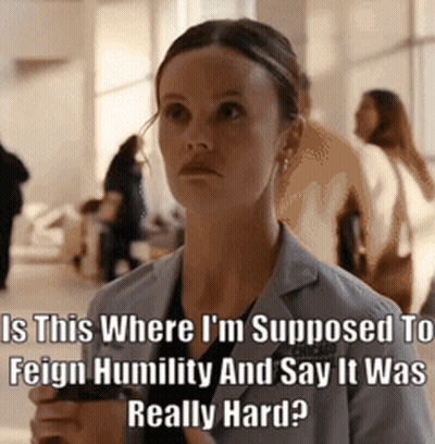 A Woman In A Lab Coat With A Caption That Says Is This Where I 'M Supposed GIF