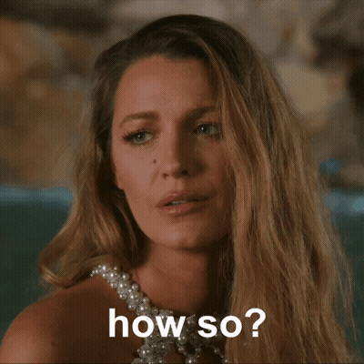 A Woman In A Pearl Dress Says " How So " GIF