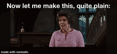 A Woman In A Pink Sweater Says Now Let Me Make This Quite Plain Made With Mematic GIF