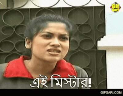 A Woman In A Red Jacket Is Making A Funny Face And Says " Gifgari.com " At The Bottom GIF