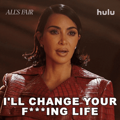 A Woman In A Red Jacket Says I 'Ll Change Your Fucking Life GIF