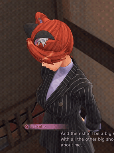 A Woman In A Suit Is Standing In Front Of A Stained Glass Window And Says " No Matter What Always Be Best Friends " GIF