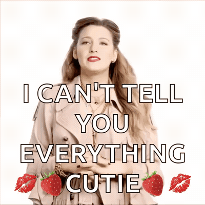 A Woman In A Trench Coat Says I Cant Tell You Everything Cutie GIF