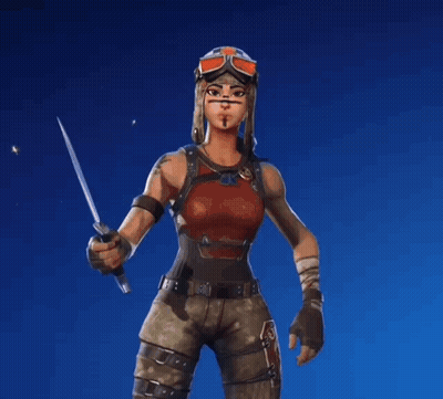 A Woman In A Video Game Is Holding A Knife In Her Hand GIF