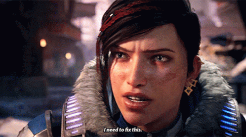 A Woman In A Video Game Is Saying I Need To Fix This GIF