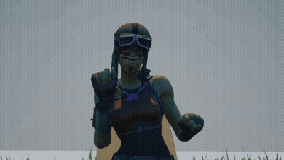 A Woman In A Video Game Is Standing In The Grass GIF