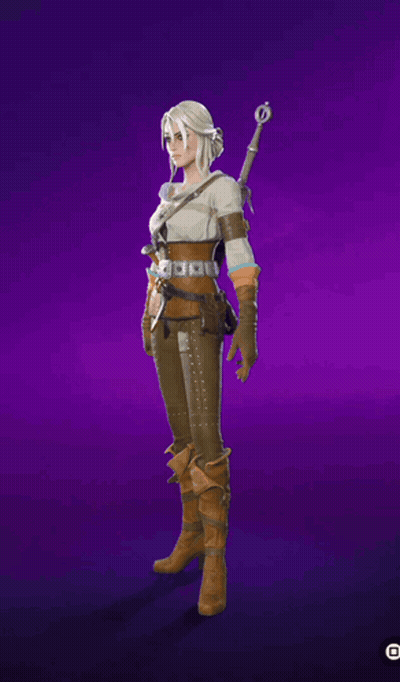A Woman In A Video Game With The Number 6 And 7 Behind Her GIF