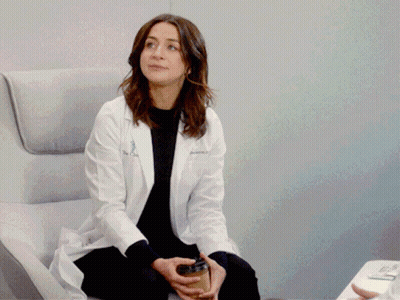 A Woman In A White Lab Coat Has The Name Amanda On Her Shirt GIF