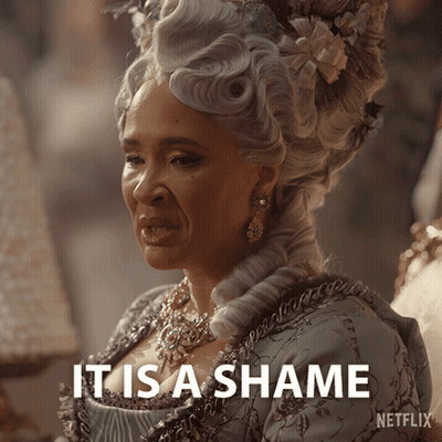 A Woman In A Wig Says It Is A Shame On Netflix GIF