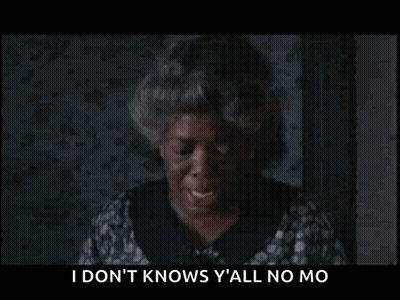 A Woman Is Crying With The Words I Don 'T Knows Y 'All No Mo Written Below Her GIF