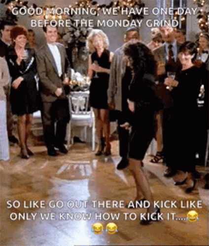 A Woman Is Dancing On A Dance Floor In Front Of A Crowd . GIF