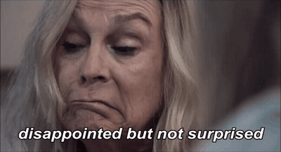 A Woman Is Disappointed But Not Surprised In A Video GIF